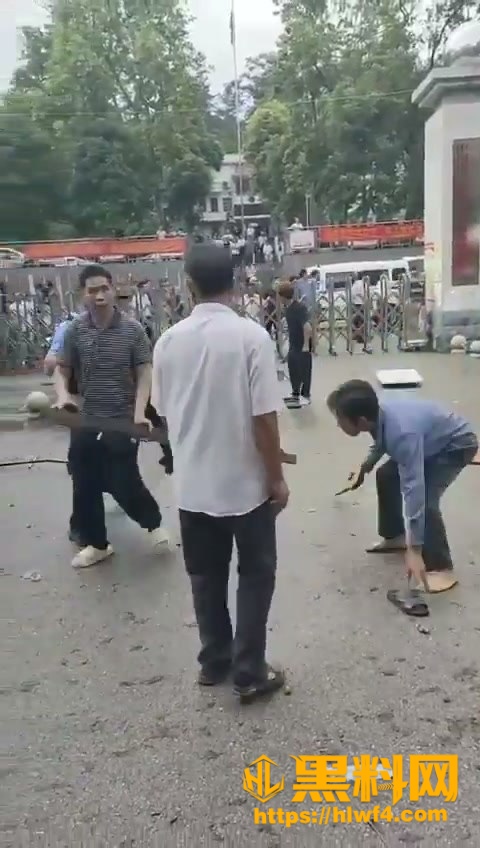广西崇左砍人现场视频3